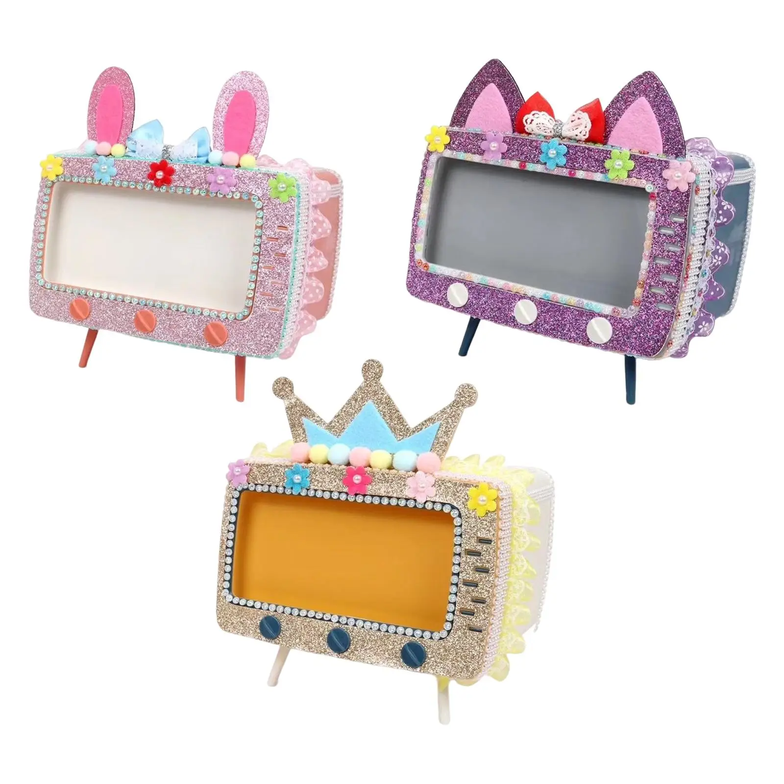 Tissue Box DIY Kit Tissue Holder Material Paper Box Creative Toy Accessories with Phone Holder Craft Supplies for Kids Children
Tissue Box DIY Kit Tissue Holder Material Paper Box Creative Toy Accessories with Phone Holder Craft Supplies for Kids Children