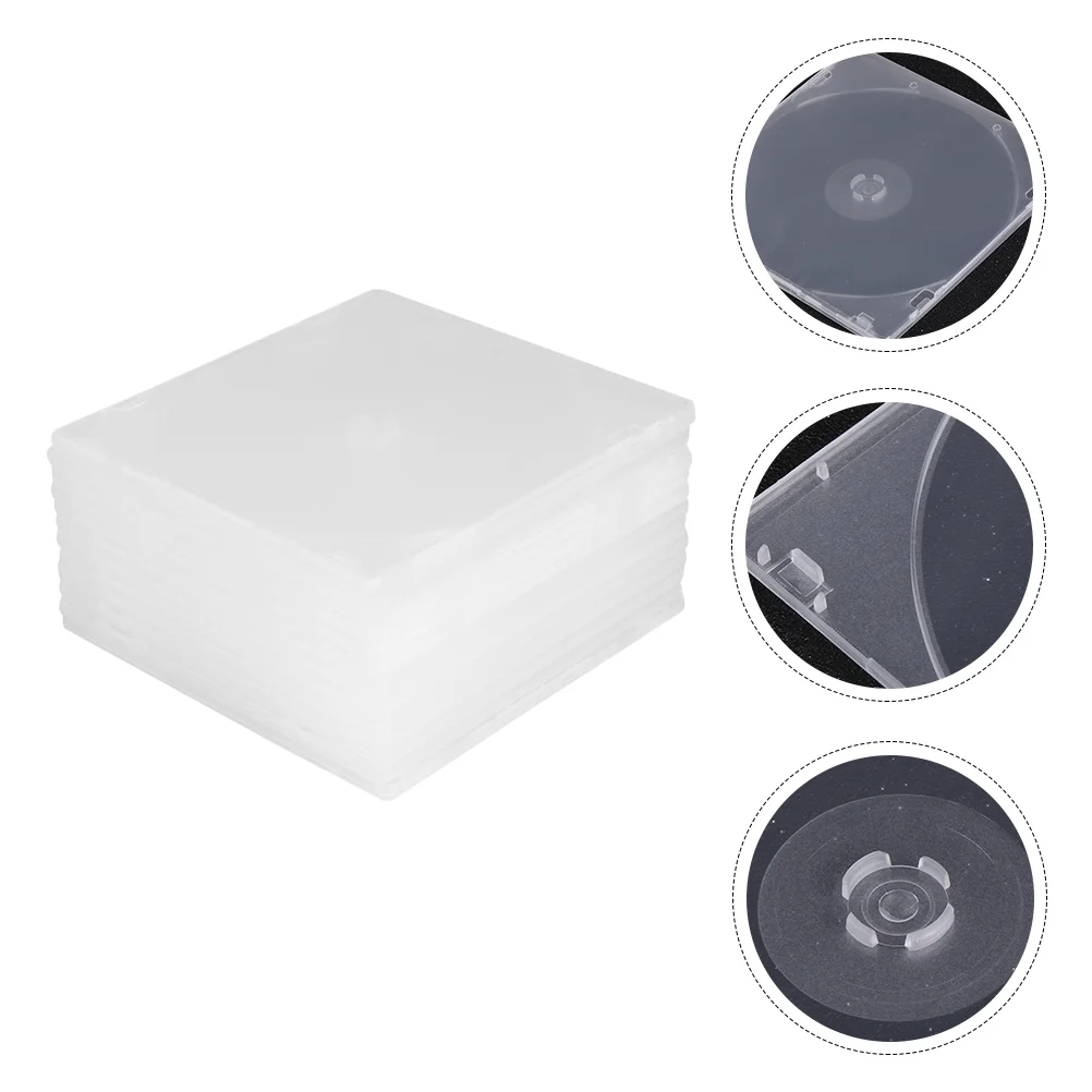 25 Pcs Ultrathin DVD Case Transparent CD Package Portable CD Storage Box for Home Cinema
25 Pcs Ultrathin DVD Case Transparent CD Package Portable CD Storage Box for Home Cinema