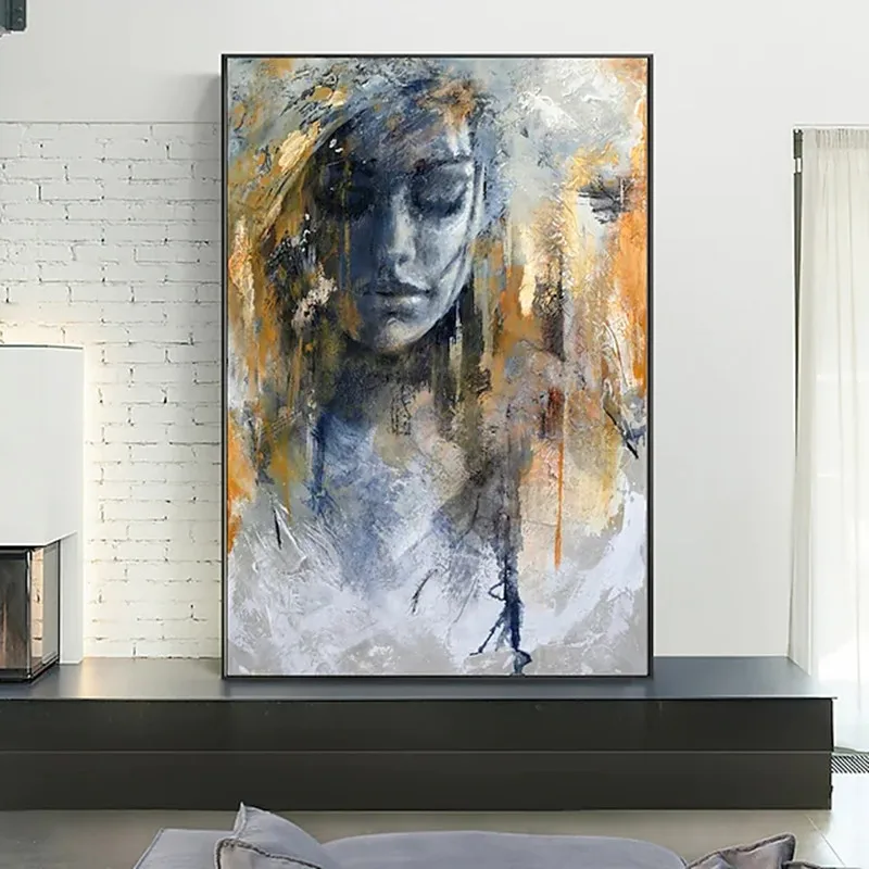 Oil Painting Handmade Hand Painted Wall Art Modern Abstract Figure Portrait Decoration Decor Rolled Canvas No Frame Unstretched
Oil Painting Handmade Hand Painted Wall Art Modern Abstract Figure Portrait Decoration Decor Rolled Canvas No Frame Unstretched