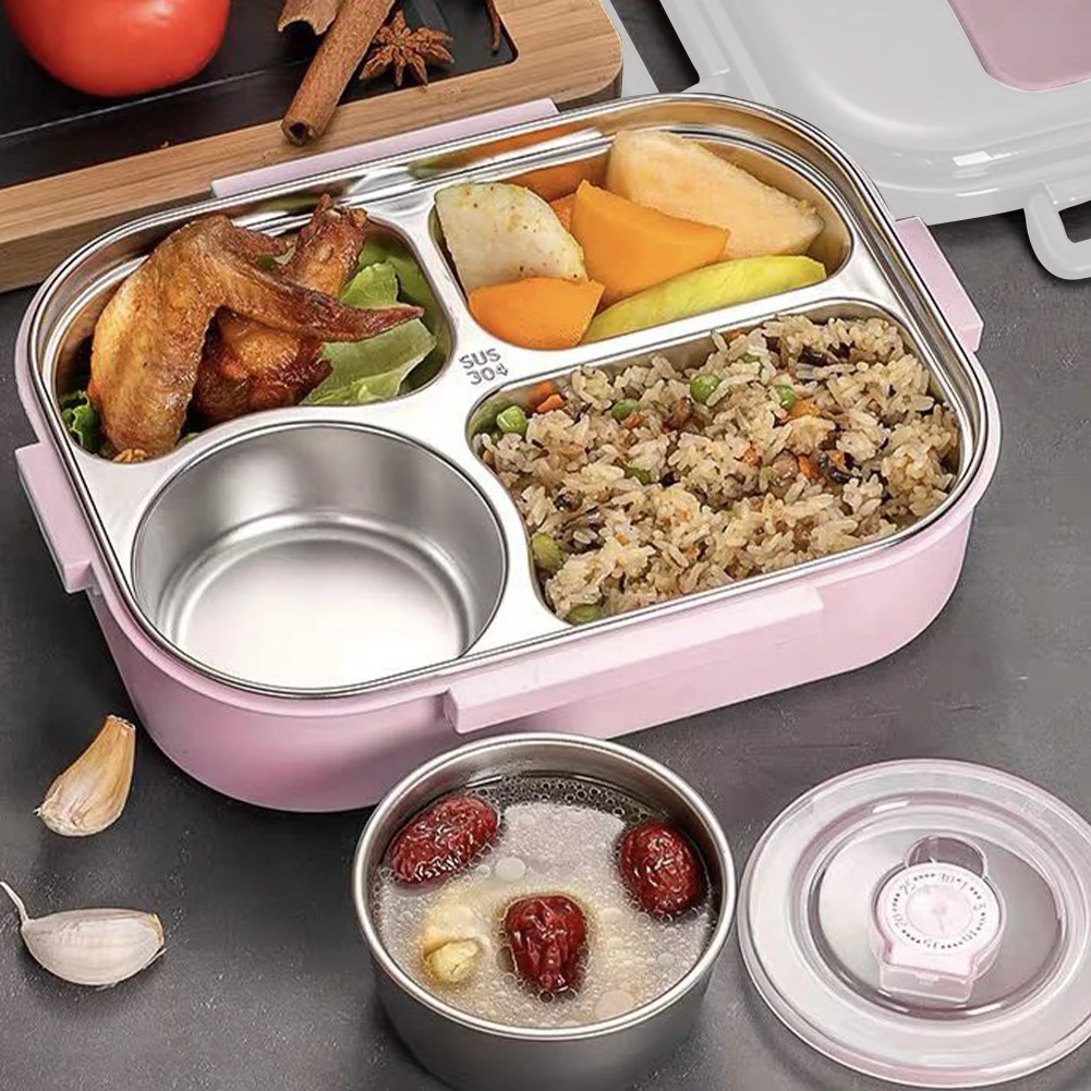 1500ml Lunch Box Stainless Steel Dinnerware Food Storage Container Children Kids School Office Portable Bento Box Lunch Bag
1500ml Lunch Box Stainless Steel Dinnerware Food Storage Container Children Kids School Office Portable Bento Box Lunch Bag
