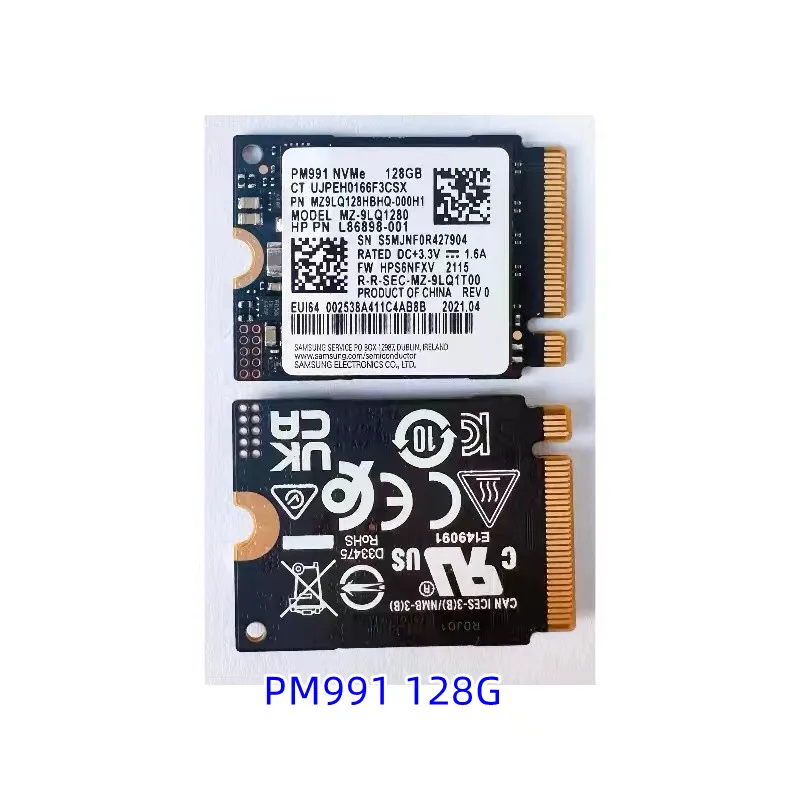 Оригинальный твердотельный накопитель для Samsung PM991 128G 2230 объем Внутренний PCIe x 4