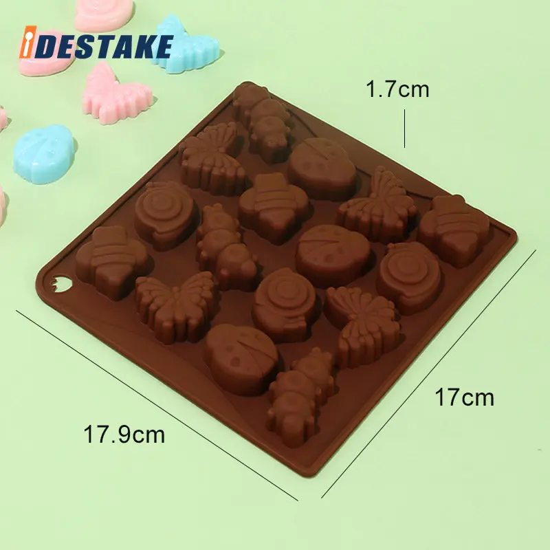 Insect Series Cartoon Silicone Cake Mold Butterfly Caterpillar Candy Chocolate Mould DIY Pudding Jelly Kitchen Baking Tools
Insect Series Cartoon Silicone Cake Mold Butterfly Caterpillar Candy Chocolate Mould DIY Pudding Jelly Kitchen Baking Tools