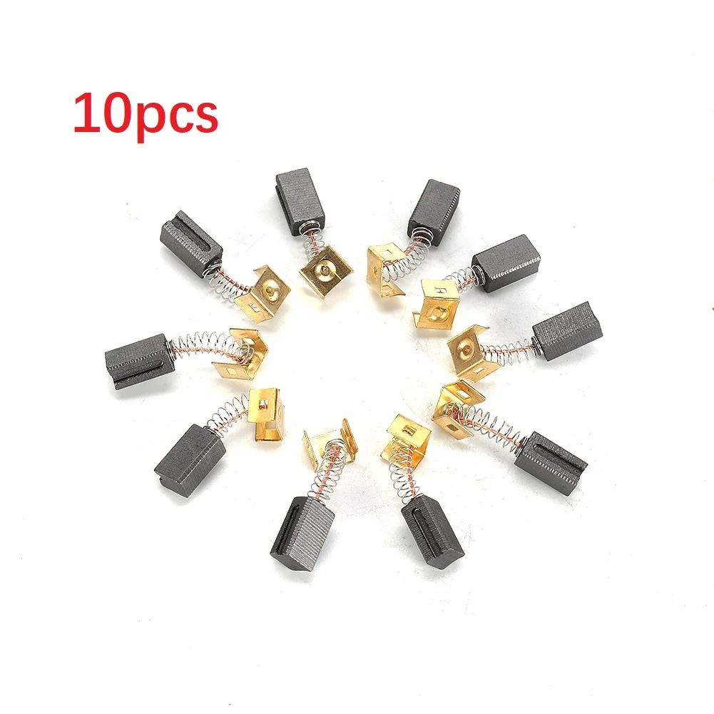 

10pcs Carbon Brush 6.4x7.9x12.5mm For Black Decker CD105 CD110 CD115 KG900 Angle Grinders Accessories Power Tool Parts