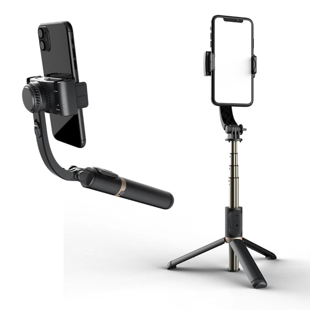 Q08 Bluetooth-Compatible Handheld Stabilizer Aluminum Alloy Phone Tripod Stabilizer Portable Telescopic for Smartphone
Q08 Bluetooth-Compatible Handheld Stabilizer Aluminum Alloy Phone Tripod Stabilizer Portable Telescopic for Smartphone