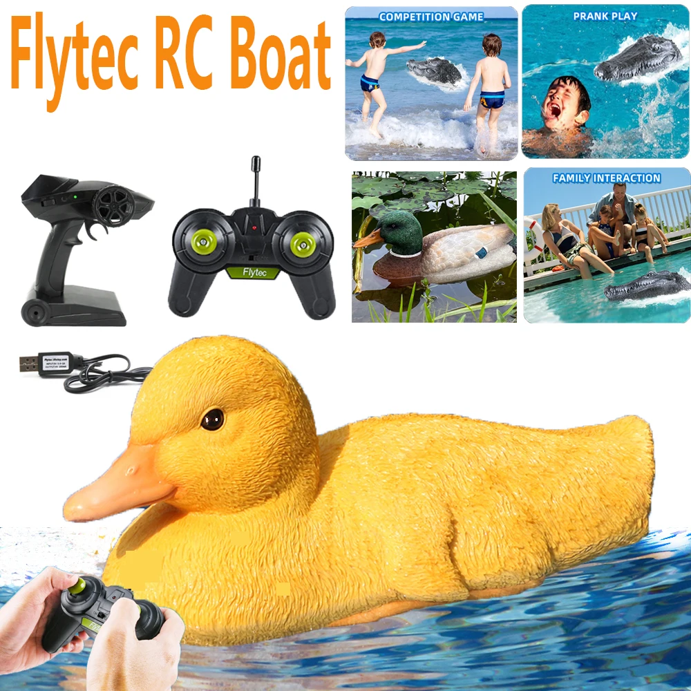 Flytec V203 RC Boat RC Duck Boat Shark Fin Alligator Head 2.4Ghz 2CH Hunting Motion Remote Control Waterproof for Swimming Pool
Flytec V203 RC Boat RC Duck Boat Shark Fin Alligator Head 2.4Ghz 2CH Hunting Motion Remote Control Waterproof for Swimming Pool
