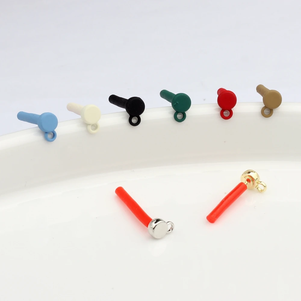 Zinc Alloy Enamel Rainbow Color Round Base Earrings Connector 10pcs/lot For DIY Fashion Earrings Jewelry Finding Accessories
Zinc Alloy Enamel Rainbow Color Round Base Earrings Connector 10pcs/lot For DIY Fashion Earrings Jewelry Finding Accessories