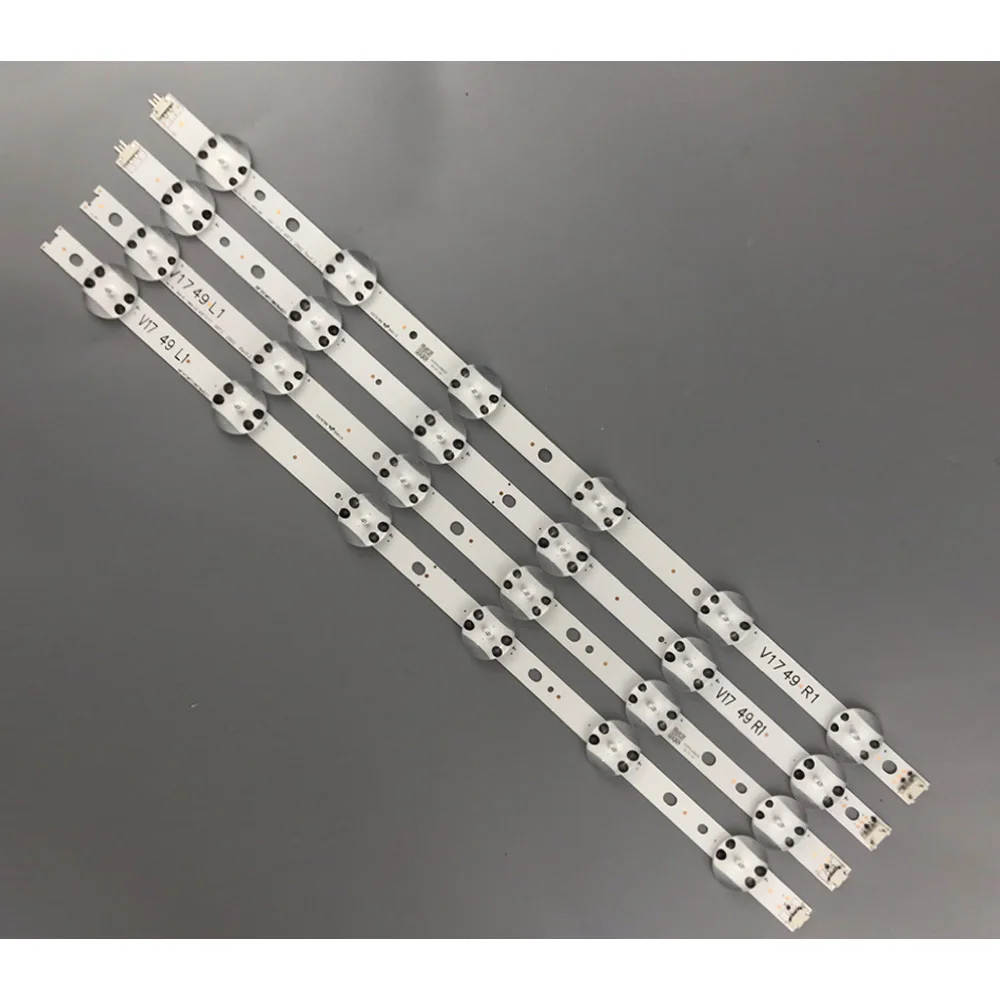 

LED Backlight strip(4)For LG 49UV340C 49LJ614V 49UJ6525 49UJ6585 49UJ6565 49UJ651V 49UJ670V 49UJ701V V17 49 R1 L1 ART3 2862 2863