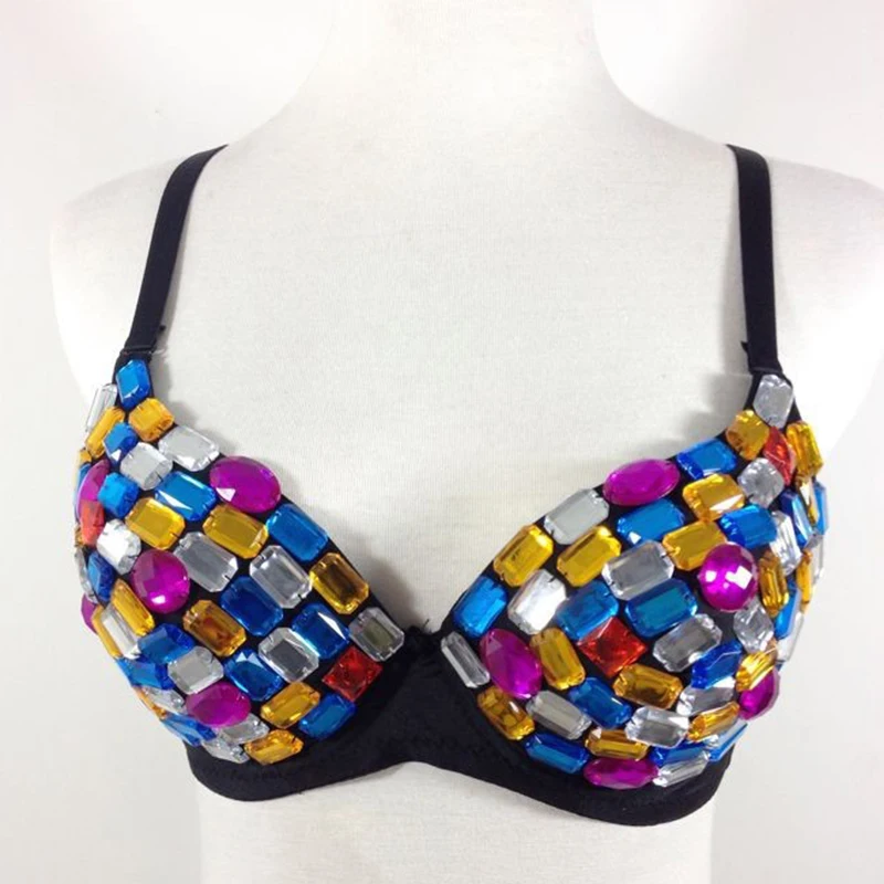 Nightclub sexy Party dancer singer ds costumes colorful bra Super Flash bikini steel pipes stage clothes Free Shipping
Nightclub sexy Party dancer singer ds costumes colorful bra Super Flash bikini steel pipes stage clothes Free Shipping