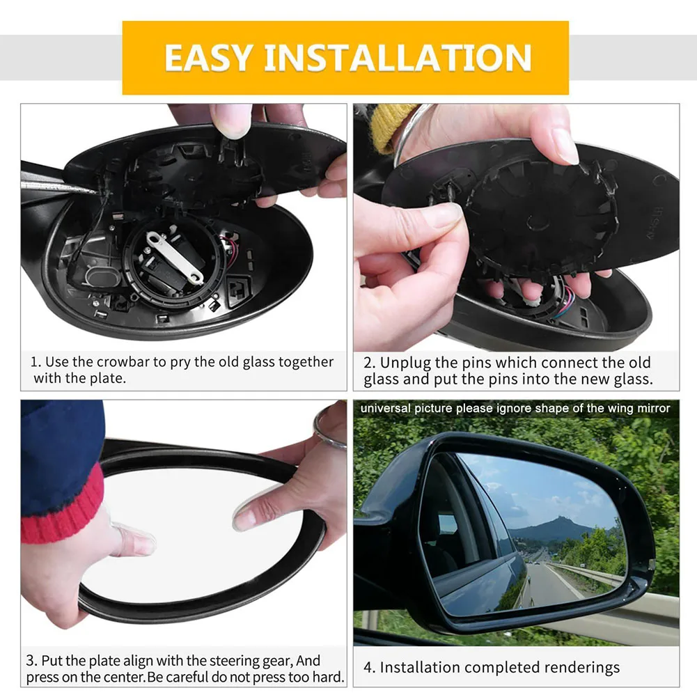 Parts & Accessories Mirror Glass Plastic Right 8K0857536F Aspherical GA-AU2115 Glass For A5 2010-2016 Brand New
Parts & Accessories Mirror Glass Plastic Right 8K0857536F Aspherical GA-AU2115 Glass For A5 2010-2016 Brand New