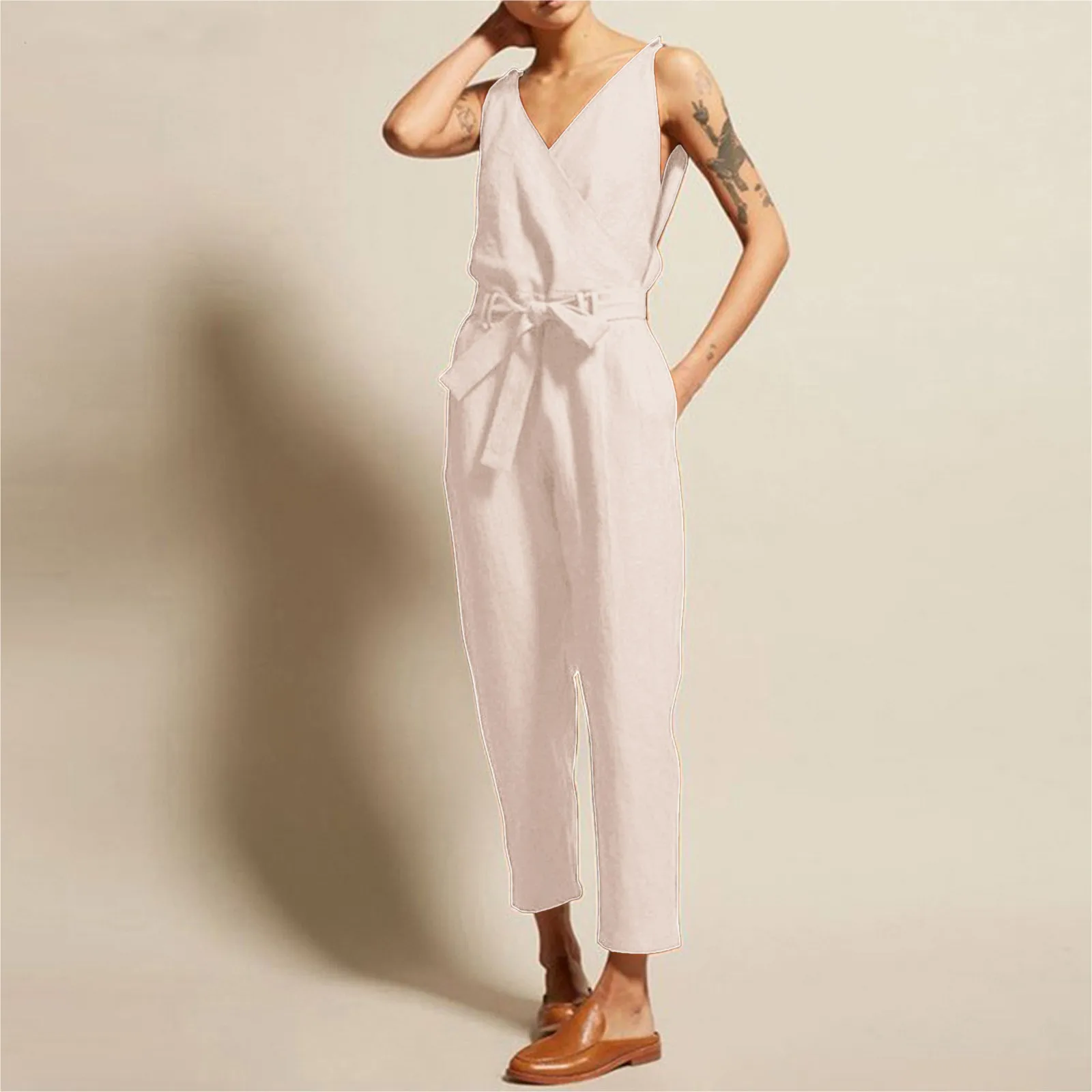 Women Jumpsuits Summer Plus Size Vintage Romper Casual Sleeveless Popular Bodysuits Sleeveless Jumpsuits For Women
Women Jumpsuits Summer Plus Size Vintage Romper Casual Sleeveless Popular Bodysuits Sleeveless Jumpsuits For Women