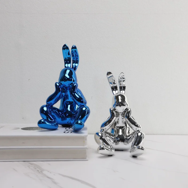 Ornament Modern Simple Light Luxury Electroplating Daze Rabbit Home Living Room Creative Soft Decoration Crafts Tabletop Statue
Ornament Modern Simple Light Luxury Electroplating Daze Rabbit Home Living Room Creative Soft Decoration Crafts Tabletop Statue