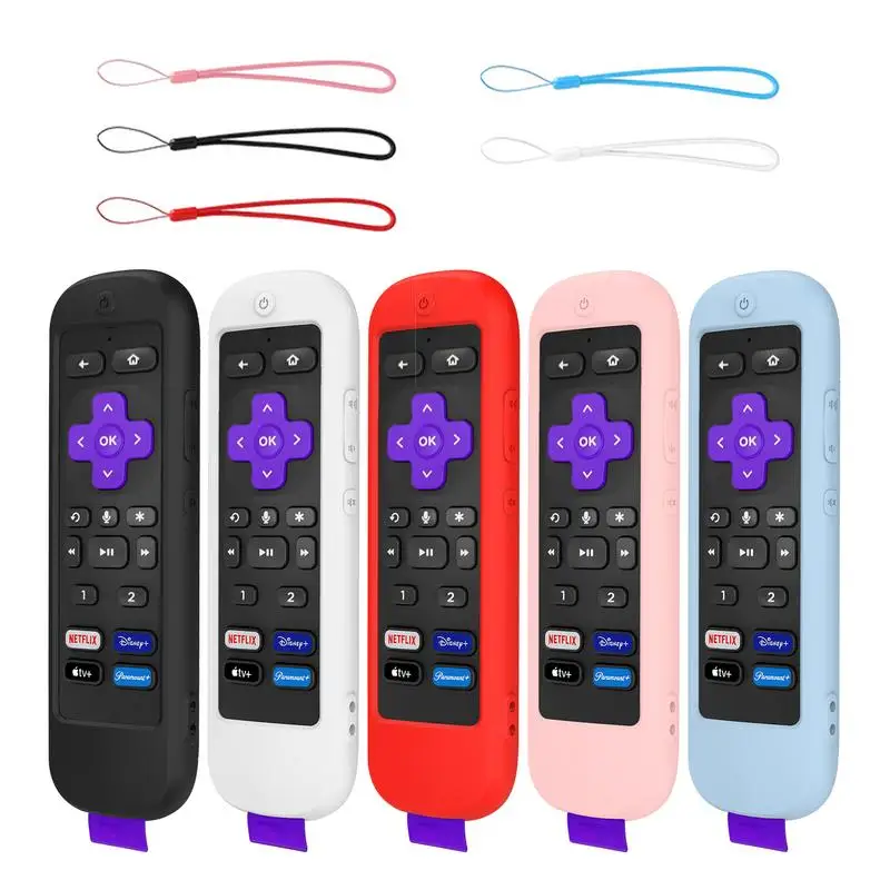 Dustproof Covers ForROKU Ultra 2022 TV Stick Remote Control Soft Silicone Remote Case Replacement Shockproof Protective Cover
Dustproof Covers ForROKU Ultra 2022 TV Stick Remote Control Soft Silicone Remote Case Replacement Shockproof Protective Cover