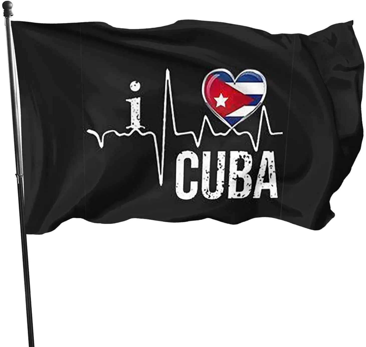 

Свободный флаг Кубы, внутреннее и наружное украшение для сада, флаг Patria Y Vida, внутреннее и наружное украшение из полиэстера с латунным отверстием для пуговиц