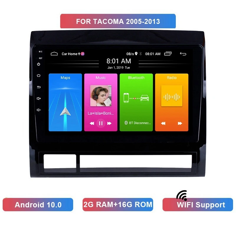 2 Din Android 10,0 автомобильный MP5 стерео радио 2 + 16 Гб Wifi Bluetooth GPS навигация для Toyota Tacoma 2005-2013
2 Din Android 10,0 автомобильный MP5 стерео радио 2 + 16 Гб Wifi Bluetooth GPS навигация для Toyota Tacoma 2005-2013