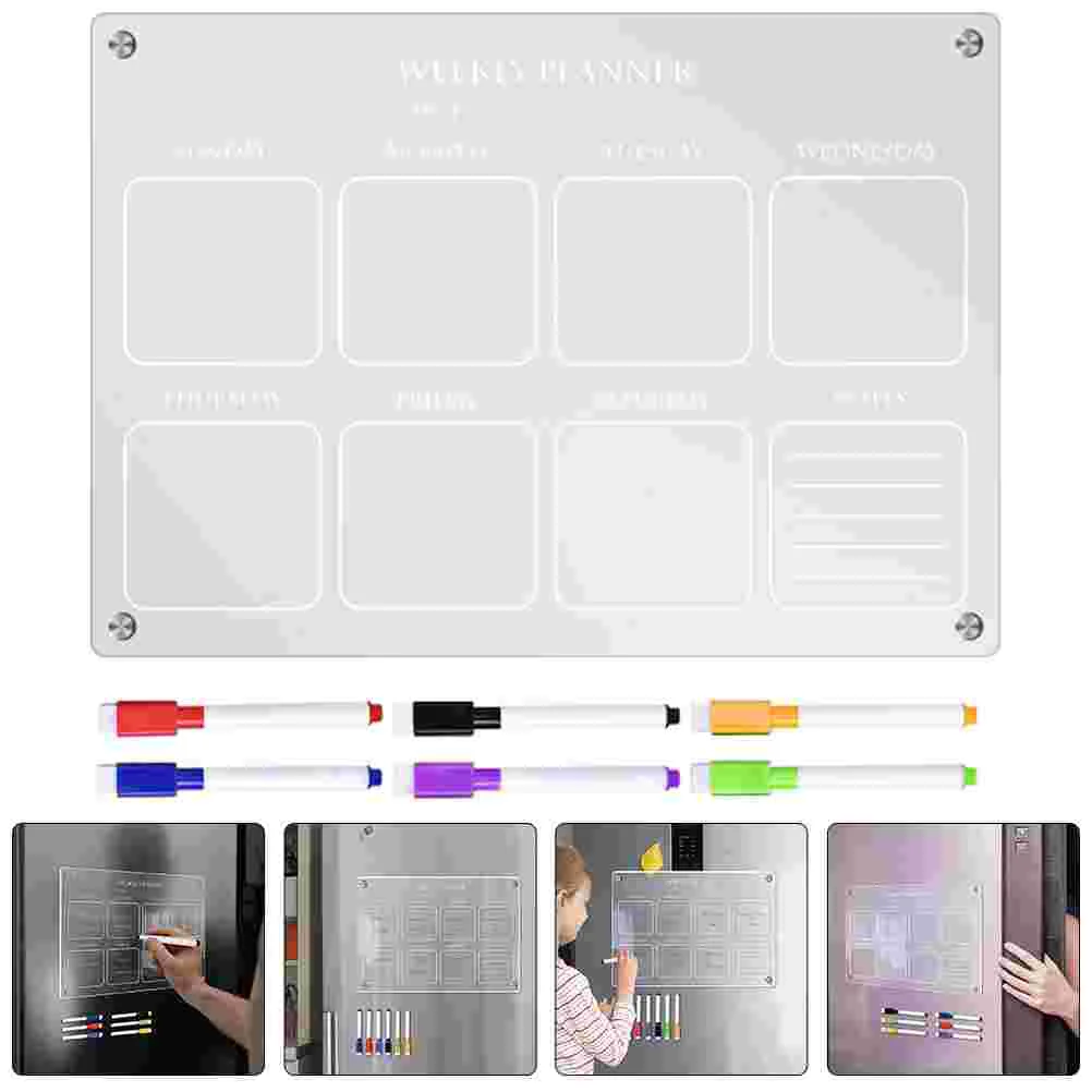 Weekly Plan Writing Board Clear Blank Dry Erase Schedule Planning Whiteboard Fridge Calendar
Weekly Plan Writing Board Clear Blank Dry Erase Schedule Planning Whiteboard Fridge Calendar