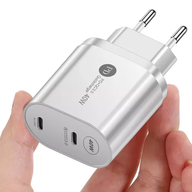 Double PD USB C Mini Charger PD3.0 EU/US/UK Fast Charger Type C Phone Charger For iPhone 13 12 Pro Max Huawei Xiaomi Samsung
Double PD USB C Mini Charger PD3.0 EU/US/UK Fast Charger Type C Phone Charger For iPhone 13 12 Pro Max Huawei Xiaomi Samsung