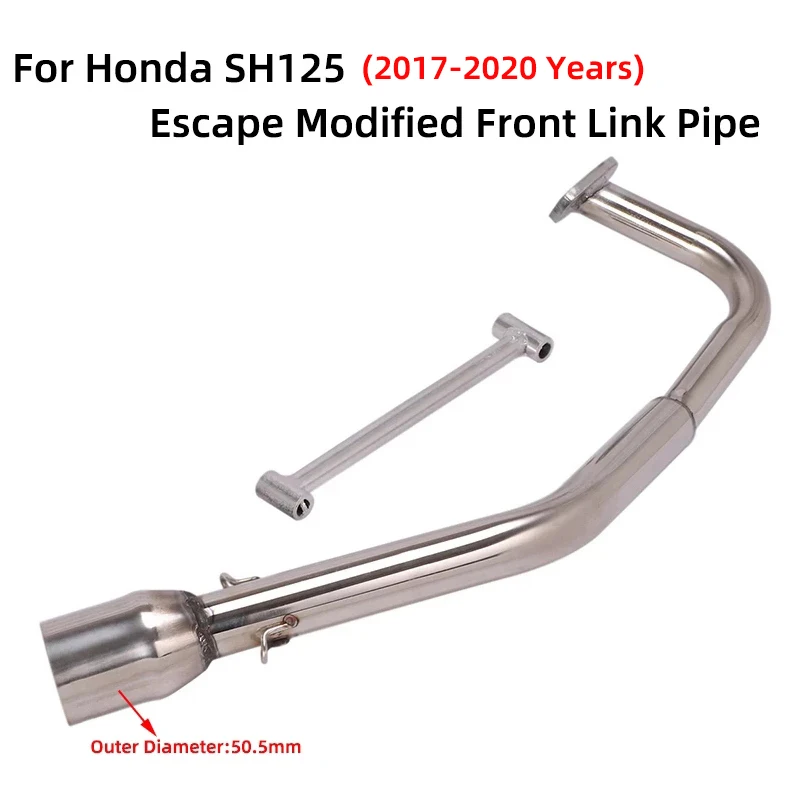 For HONDA SH125 SH150i SH125i SH 125 125i 150i 2017-2021 Motorcycle Exhaust Escape Modify Muffler Front Link Pipe 51mm DB Killer
For HONDA SH125 SH150i SH125i SH 125 125i 150i 2017-2021 Motorcycle Exhaust Escape Modify Muffler Front Link Pipe 51mm DB Killer