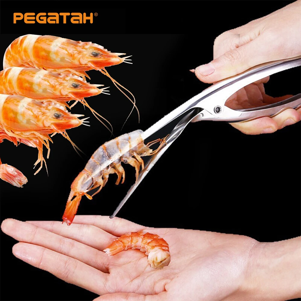Stainless Steel Shrimp Peeler Prawn Shrimp Deveiner Fishing Knife Lobster Shell Remover Home Kitchen Seafood Tools Accessories
Stainless Steel Shrimp Peeler Prawn Shrimp Deveiner Fishing Knife Lobster Shell Remover Home Kitchen Seafood Tools Accessories