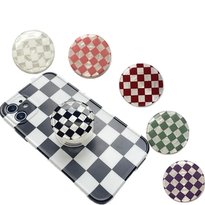 Korean Ins Finger Ring Holder Grip Tok for Phone Checkerboard Expandable Mobile Cell Phone Support Griptok Stand for Smartphone
Korean Ins Finger Ring Holder Grip Tok for Phone Checkerboard Expandable Mobile Cell Phone Support Griptok Stand for Smartphone