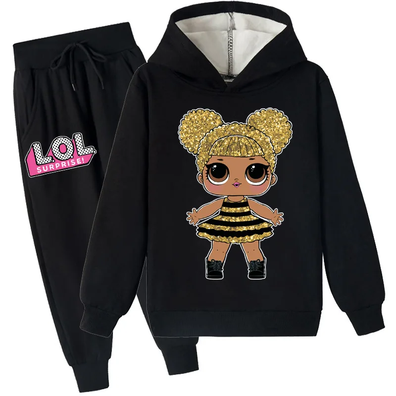 Lol Surprise Doll Cartoon Fashion Girl Casual Printing Plush Sweater+plush Trousers Set Girls Clothes Kids Clothes Girls
Lol Surprise Doll Cartoon Fashion Girl Casual Printing Plush Sweater+plush Trousers Set Girls Clothes Kids Clothes Girls