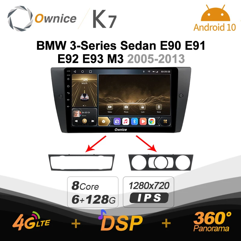 Автомагнитола Ownice K7 для BMW, радиоприемник на android 128, BT 10,0, 5,0, 4G, LTE, 360*1280, 6G + 720G, E90, E91, E92, E93, M3
Автомагнитола Ownice K7 для BMW, радиоприемник на android 128, BT 10,0, 5,0, 4G, LTE, 360*1280, 6G + 720G, E90, E91, E92, E93, M3