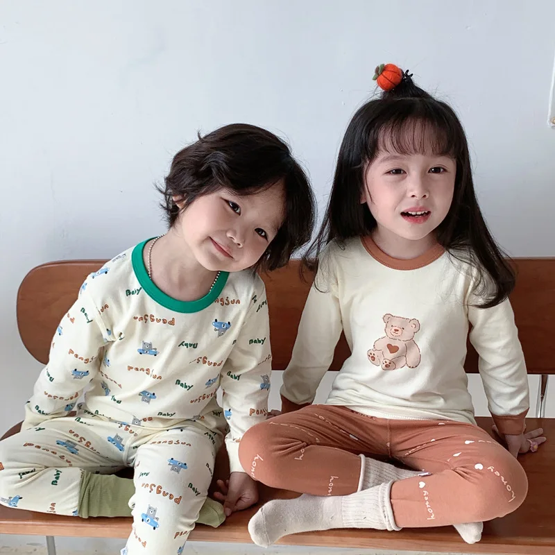 Детский пижамный комплект, осенняя новая Пижама, пижамные штаны, длинный хлопковый комплект, трикотажная детская пижама с круглым вырезом, корейский выпуск, искусственная кожа
Детский пижамный комплект, осенняя новая Пижама, пижамные штаны, длинный хлопковый комплект, трикотажная детская пижама с круглым вырезом, корейский выпуск, искусственная кожа