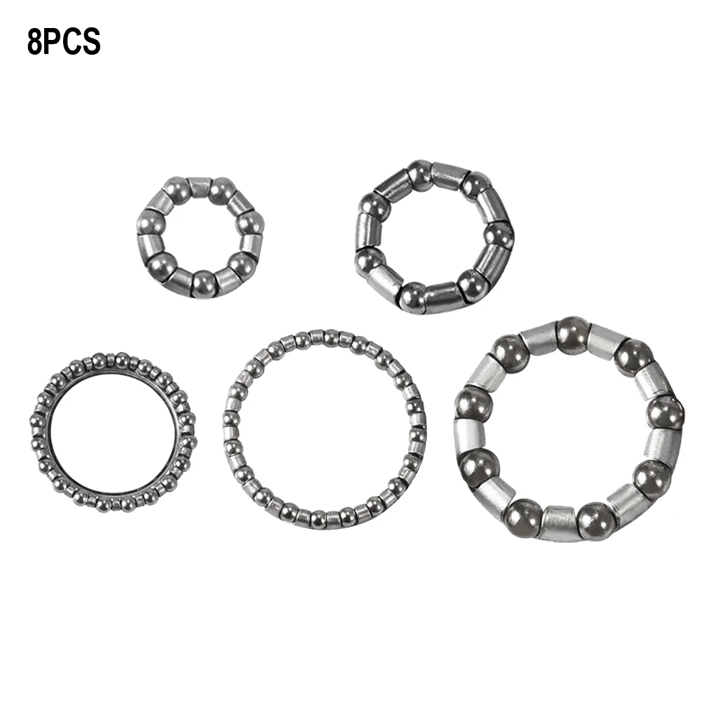 Bring Your Bike to Peak Performance with 8 Piece Set of Resilient Bearings for Headset Bottom Bracket and Fork
Bring Your Bike to Peak Performance with 8 Piece Set of Resilient Bearings for Headset Bottom Bracket and Fork