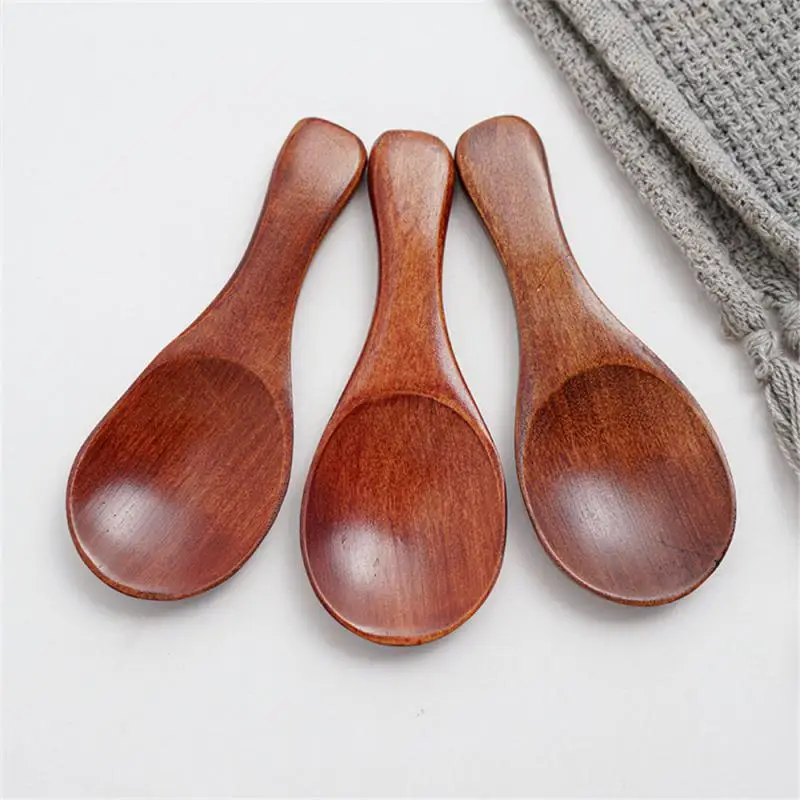 

Pure Color Lotus Childrens Spoon Wood Japan And South Korea Milk Powder Small Wooden Spoon Small And Simple Japanese Baby Spoon