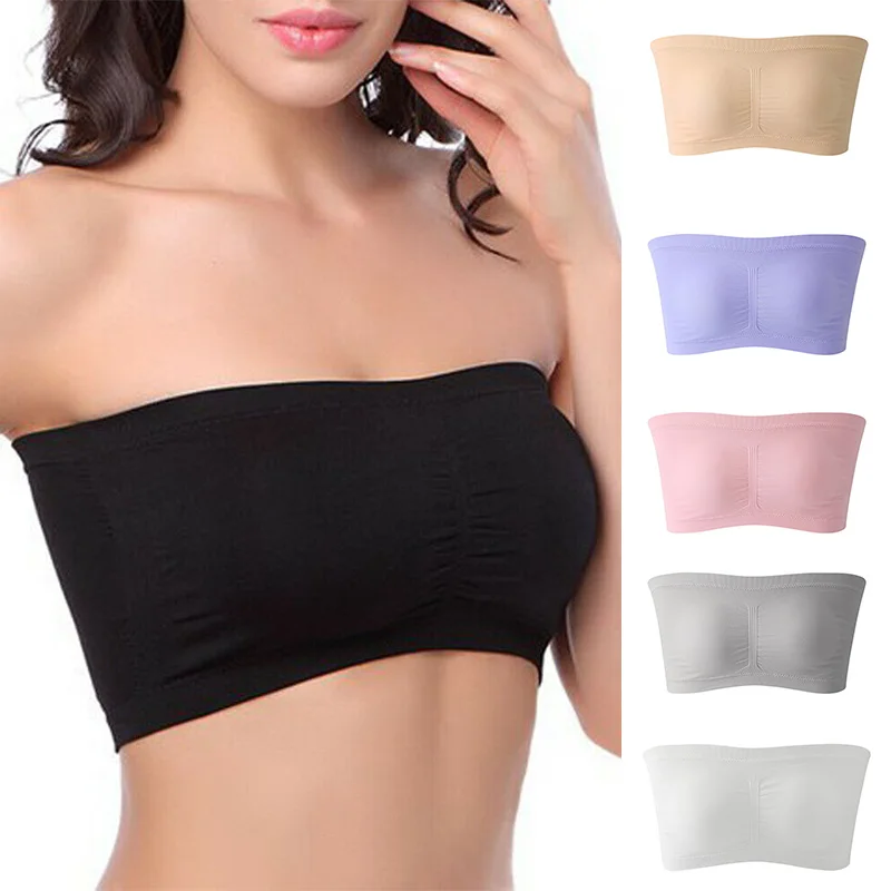 Strapless Bra Padded Bralette Women Invisible Underwear Bandeau Push Up Seamless Sports S-6XL Crop Top Breathable Tube Top Bras
Strapless Bra Padded Bralette Women Invisible Underwear Bandeau Push Up Seamless Sports S-6XL Crop Top Breathable Tube Top Bras