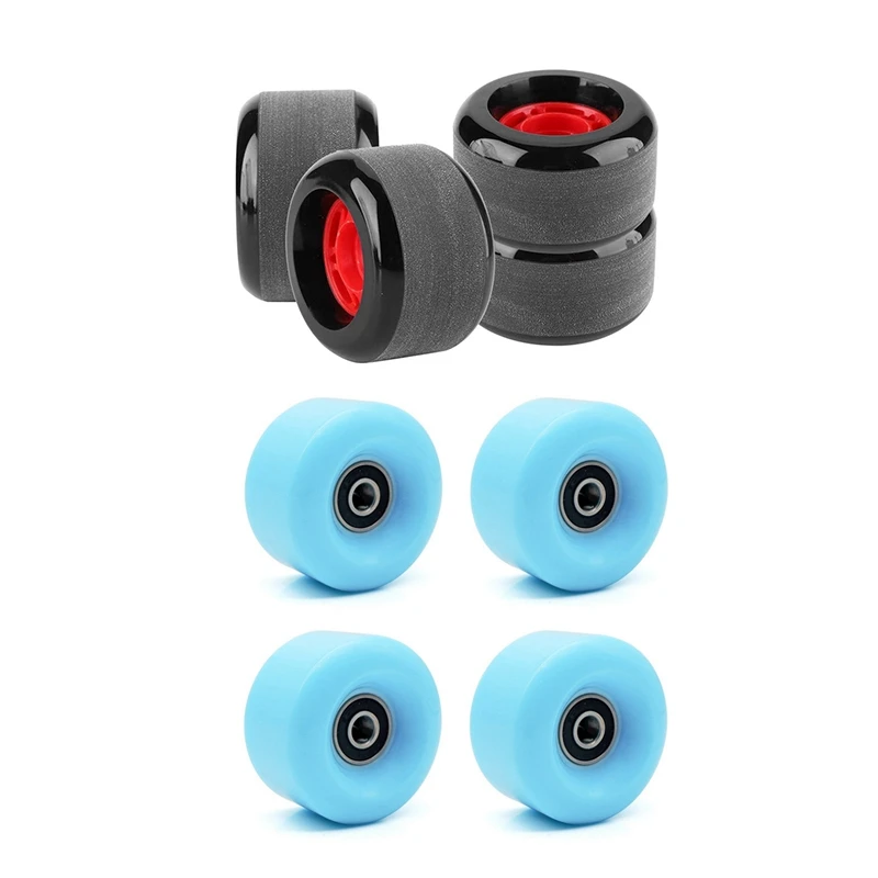 4PCS Double Row Roller Skates Four-Wheel F & 4 Pcs Long Board Wheel Durable 75-85A PU Skateboard Wheels
4PCS Double Row Roller Skates Four-Wheel F & 4 Pcs Long Board Wheel Durable 75-85A PU Skateboard Wheels