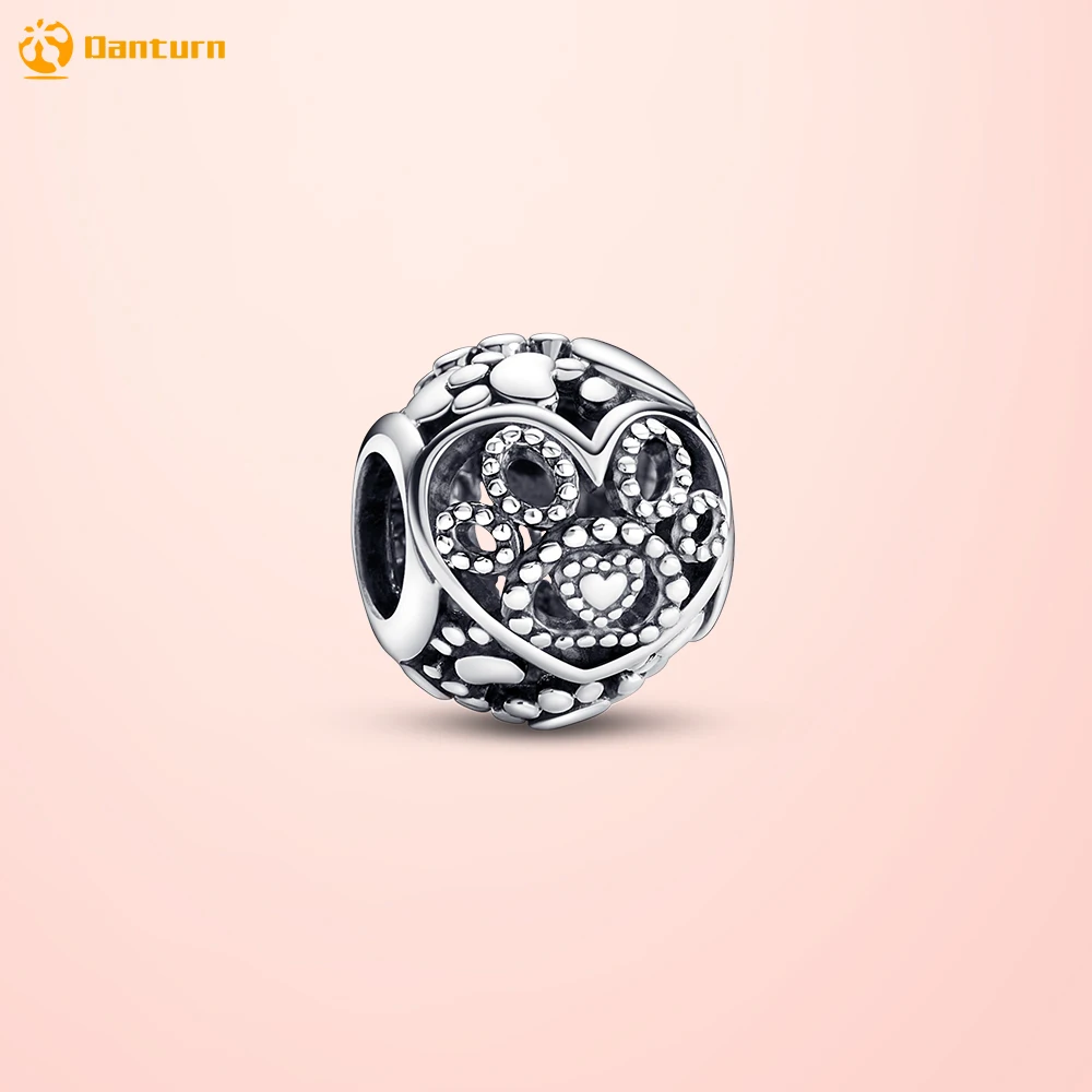 Deedate 925 Sterling Silver Beads Fur Baby Hearts and Paw Prints Charm fit Original Pandora Bracelets Women Jewelry Making
Deedate 925 Sterling Silver Beads Fur Baby Hearts and Paw Prints Charm fit Original Pandora Bracelets Women Jewelry Making