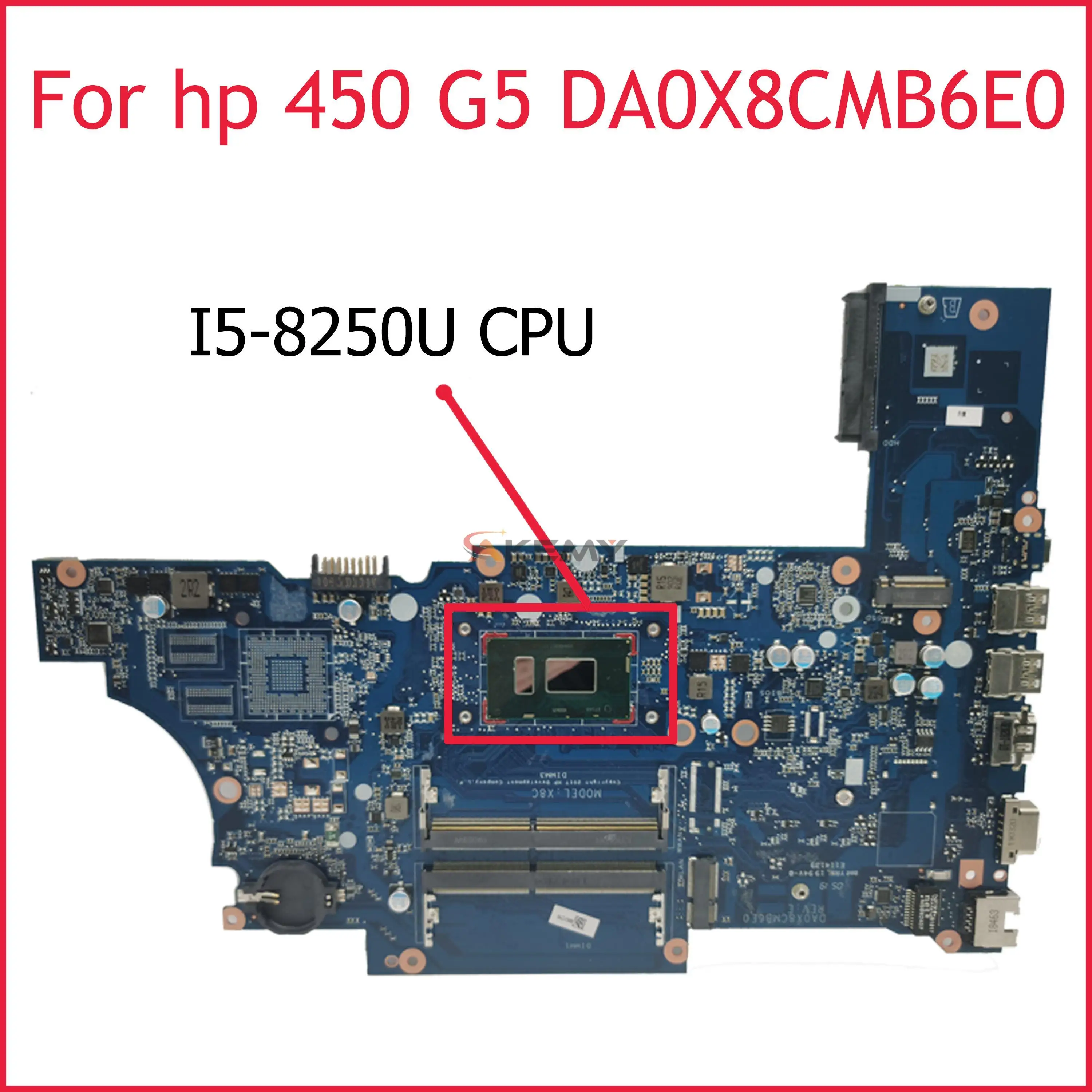 Akemy For HP ProBook 450 G5 Laptop Motherboard With I5-8250U CPU L00828-601 L00828-001 DA0X8CMB6E0 DDR4 MB 100% Tested Fast Ship
Akemy For HP ProBook 450 G5 Laptop Motherboard With I5-8250U CPU L00828-601 L00828-001 DA0X8CMB6E0 DDR4 MB 100% Tested Fast Ship