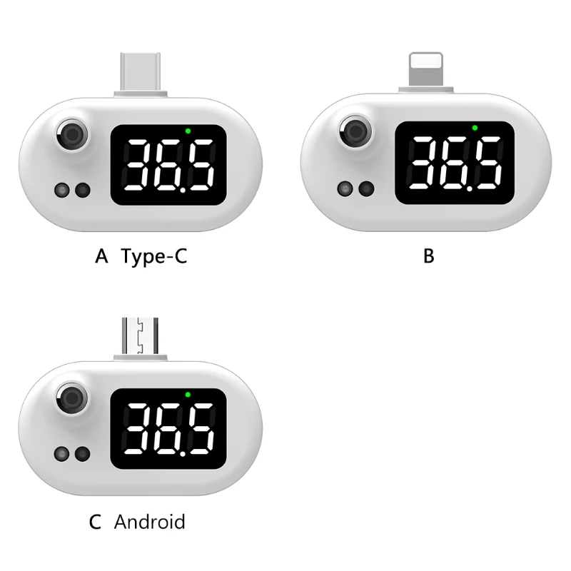 Non-contact Temperature Mini Cell Phone Thermometer Thermometer with LED Digital Display for Men Women DropShipping
Non-contact Temperature Mini Cell Phone Thermometer Thermometer with LED Digital Display for Men Women DropShipping