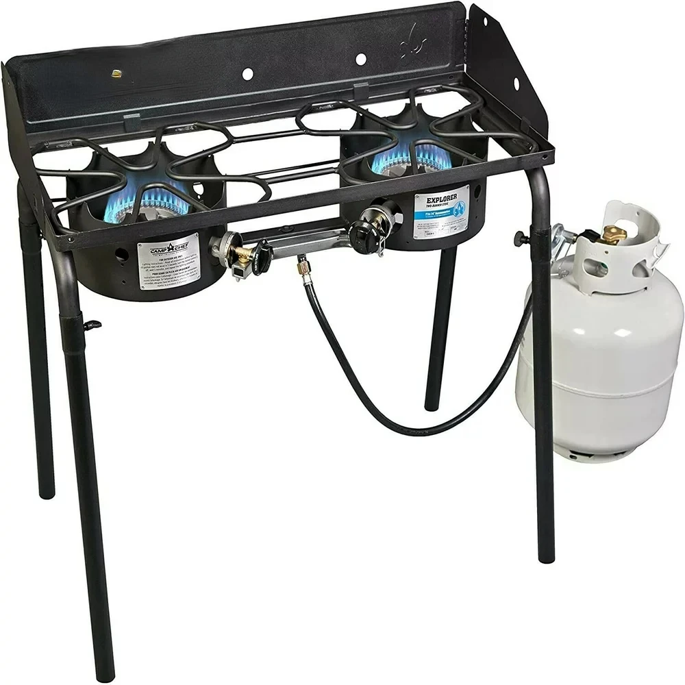 30,000 BTU 2-Burner Propane Stove Camp cooking set кемпінгові товари Gas can mount Camping stove Camping utensil
30,000 BTU 2-Burner Propane Stove Camp cooking set кемпінгові товари Gas can mount Camping stove Camping utensil