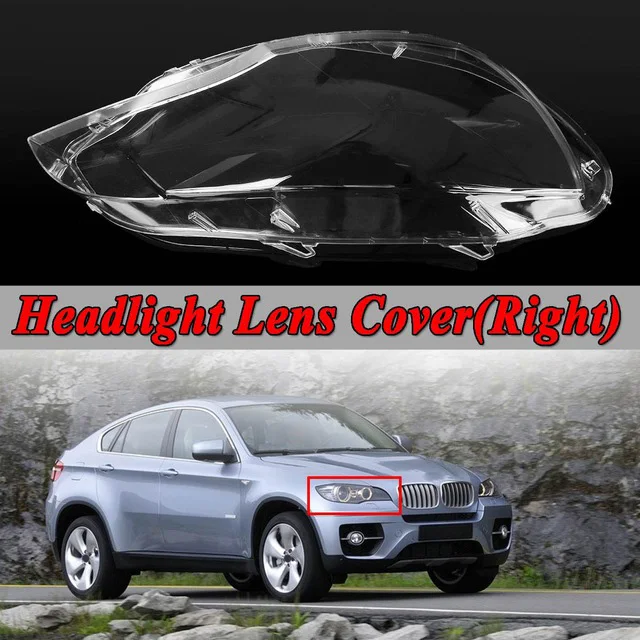 Car Headlight Cover Glass Head Light Lamp Xenon Lens Shell Cover for BMW E71 X6 2008-2014 Right
Car Headlight Cover Glass Head Light Lamp Xenon Lens Shell Cover for BMW E71 X6 2008-2014 Right