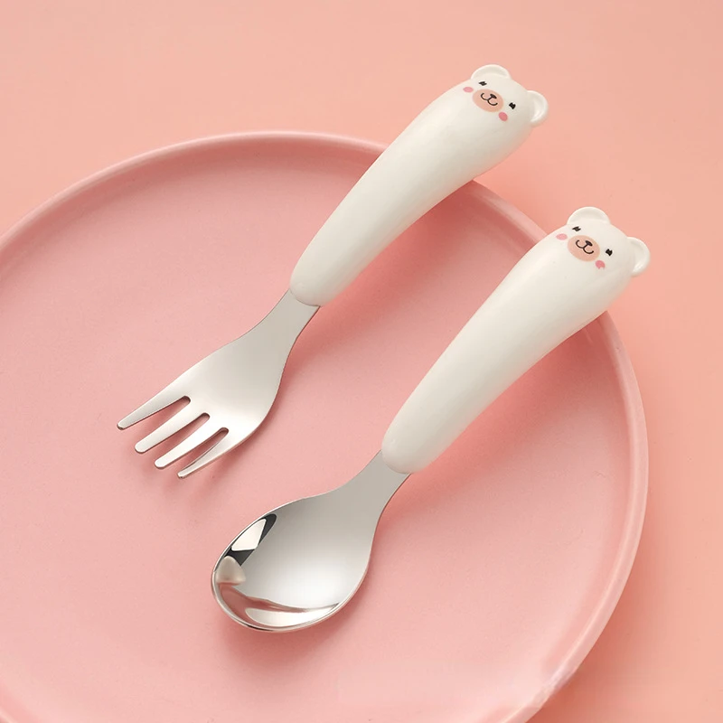 Soft Silicone Baby Spoon Tableware Cartoon Kids Spoon Fork Set Infant Feeding Tool Newborn Training Utensils Kids Tableware
Soft Silicone Baby Spoon Tableware Cartoon Kids Spoon Fork Set Infant Feeding Tool Newborn Training Utensils Kids Tableware