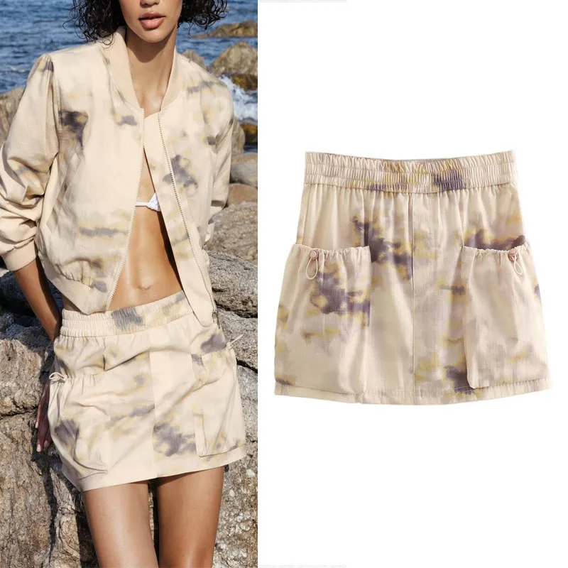TRAF Printed Cargo Mini Skirts 2023 For Women Summer Short Skirt Sexy Mid-Rise Aesthetic Skirts Fashion Side Pockets Party Skirt
TRAF Printed Cargo Mini Skirts 2023 For Women Summer Short Skirt Sexy Mid-Rise Aesthetic Skirts Fashion Side Pockets Party Skirt