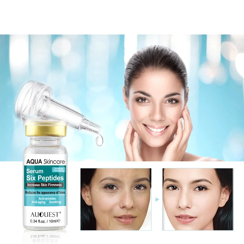 Six Peptides Serum Liquid Hyaluronic Acid Anti-aging Whitening and Anti-wrinkles Skin Lift Collagen Cream Face Care Wholesale
Six Peptides Serum Liquid Hyaluronic Acid Anti-aging Whitening and Anti-wrinkles Skin Lift Collagen Cream Face Care Wholesale
