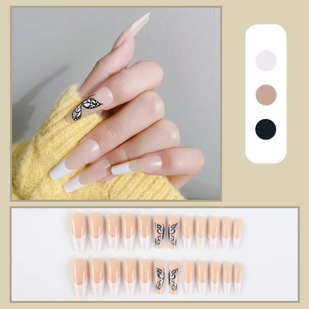1 Set Full Fake Nails Practical Flat End Full Cover for Professional Shop French Fake Nails Fake Nail Patches
1 Set Full Fake Nails Practical Flat End Full Cover for Professional Shop French Fake Nails Fake Nail Patches