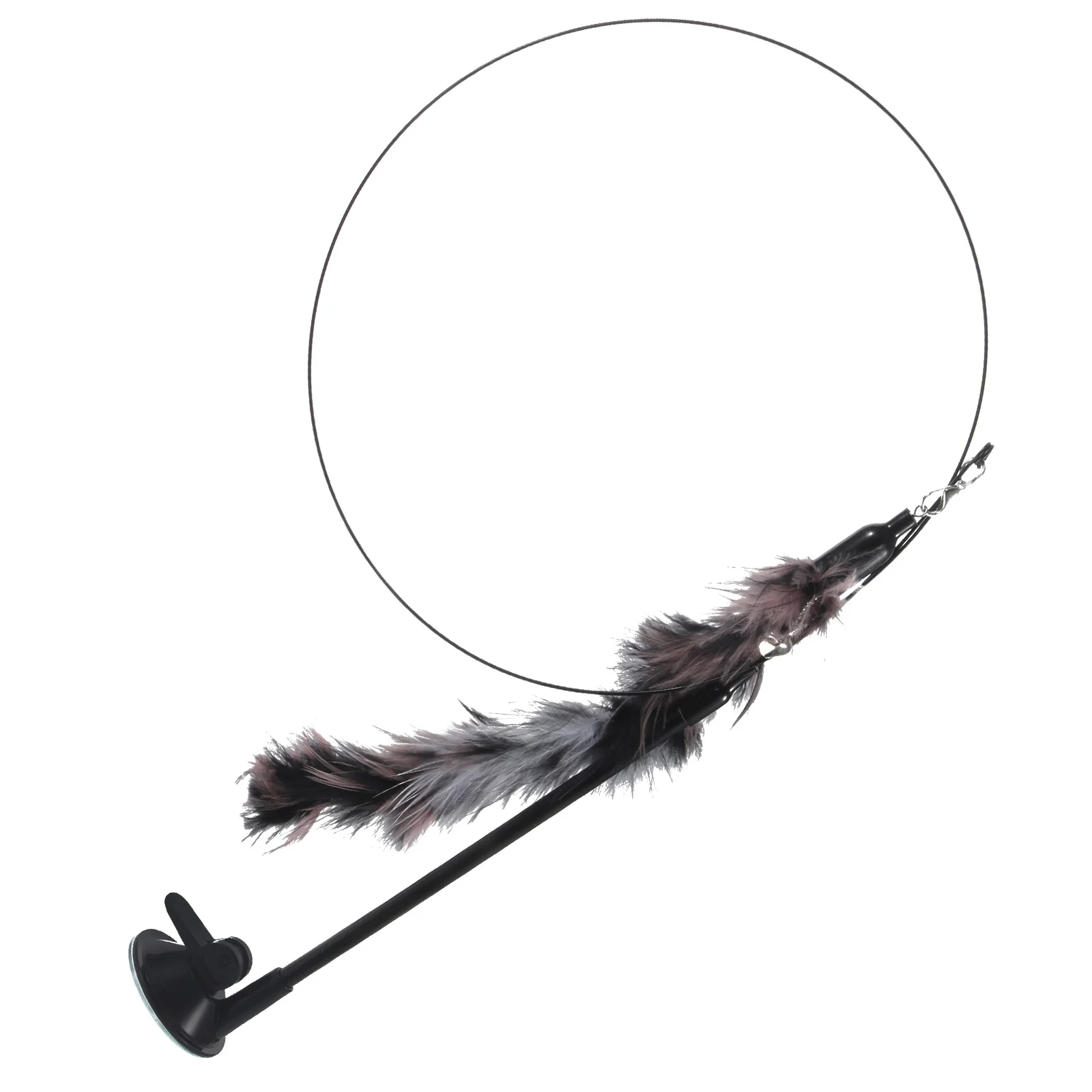 Interactive Kitten Wand Toy Cat Training Wands Toy Cat Teaser Wand with Suction Cup
Interactive Kitten Wand Toy Cat Training Wands Toy Cat Teaser Wand with Suction Cup