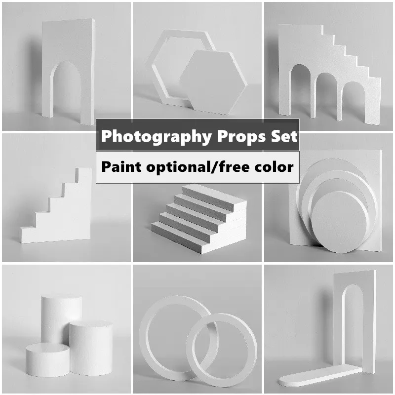 Photogrphy Props White Geometric Stereo Shooting Props Posing Ornaments Photography Table Cube Photography Prop Decoration 
Photogrphy Props White Geometric Stereo Shooting Props Posing Ornaments Photography Table Cube Photography Prop Decoration