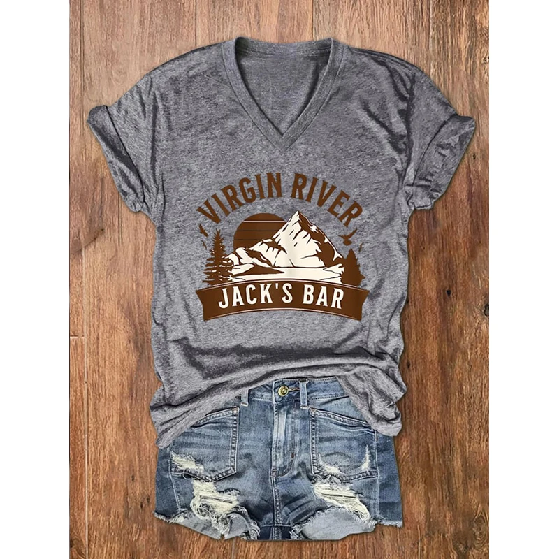 Rheaclot Virgin River Jack's Bar Women's Retro Vintage Cotton T-shirts Ladies Graphic Tees Tops
Rheaclot Virgin River Jack's Bar Women's Retro Vintage Cotton T-shirts Ladies Graphic Tees Tops