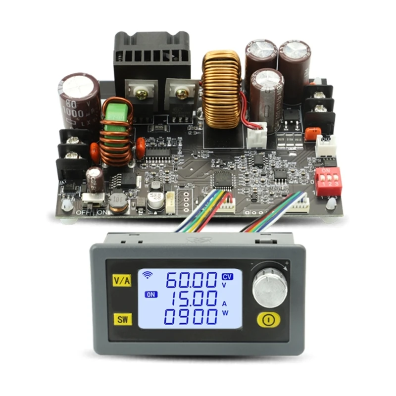 Понижающий преобразователь XY6015L DC-DC 15A 900 Вт, модуль питания от 6-70 в до 0-60 в, Прямая поставка
Понижающий преобразователь XY6015L DC-DC 15A 900 Вт, модуль питания от 6-70 в до 0-60 в, Прямая поставка