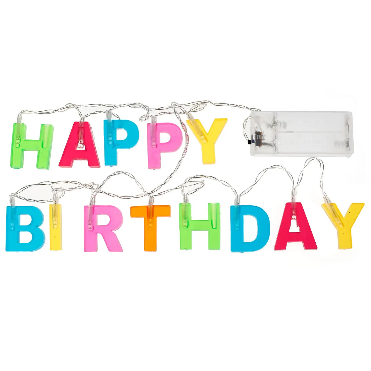 NEW 6.5 Ft "Happy Birthday" Letters LED Fairy Lights LED String Lights Multicolor LED Letters Lights Banner Birthday Party
NEW 6.5 Ft "Happy Birthday" Letters LED Fairy Lights LED String Lights Multicolor LED Letters Lights Banner Birthday Party