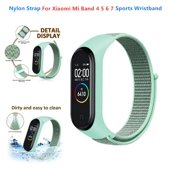 Ремешок нейлоновый для Xiaomi Mi Band 4 5 6 7, спортивный Воздухопроницаемый браслет для Miband, сменный ремешок
Ремешок нейлоновый для Xiaomi Mi Band 4 5 6 7, спортивный Воздухопроницаемый браслет для Miband, сменный ремешок