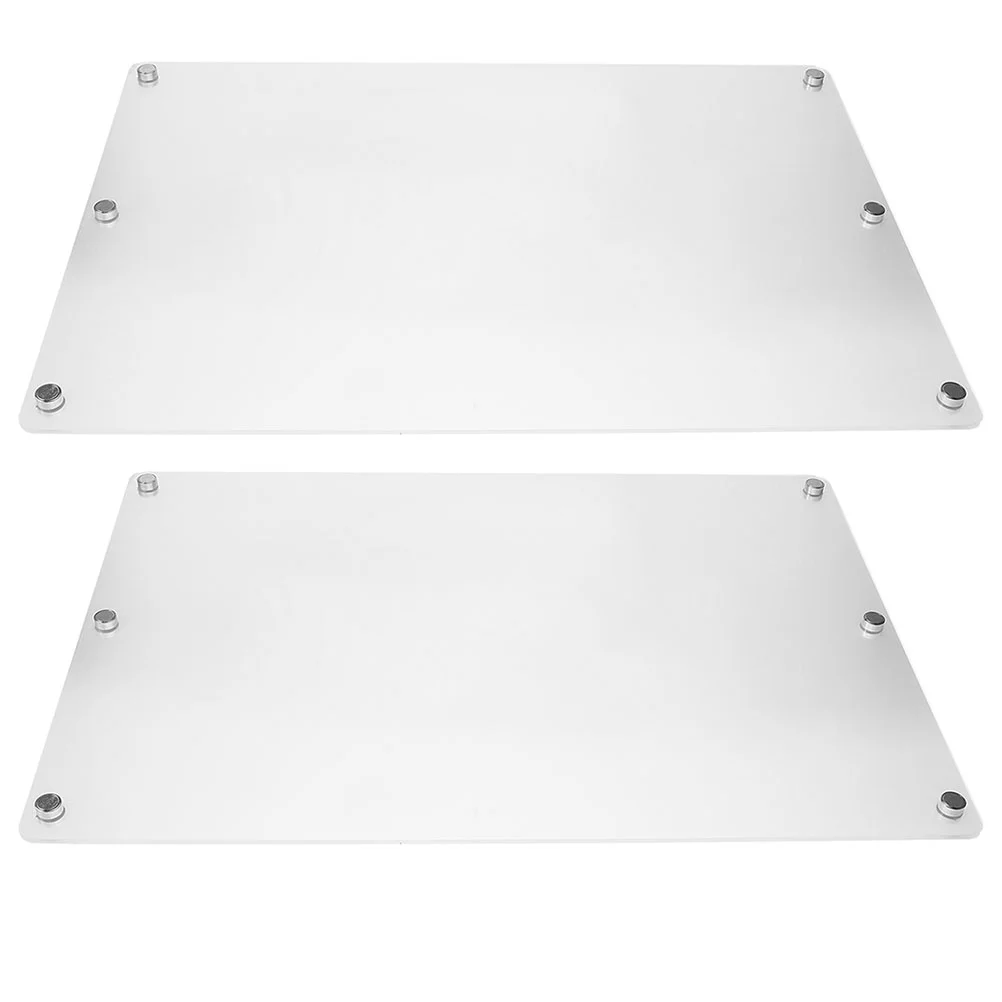 2 Pcs Refrigerator Clear Dry Erase Board Small Magnetic Force Planning Fridge Boards Acrylic
2 Pcs Refrigerator Clear Dry Erase Board Small Magnetic Force Planning Fridge Boards Acrylic