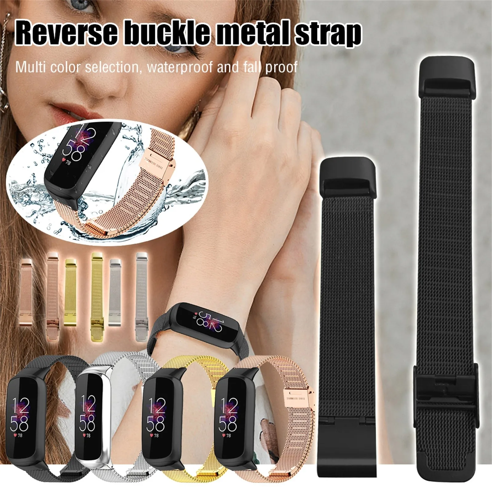 2023 High Quality Replacement Accessories Suitable compitable For FITBIT Luxe Bracelet Concealed Buckle Steel Strap Strap
2023 High Quality Replacement Accessories Suitable compitable For FITBIT Luxe Bracelet Concealed Buckle Steel Strap Strap