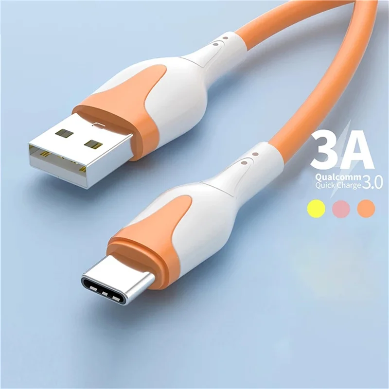 Type C Cable 3A USB Super Fast Charge Liquid Silicone Micro USB Cable for Samsung Xiaomi Huawei OnePlus Charging Wire Data Cable
Type C Cable 3A USB Super Fast Charge Liquid Silicone Micro USB Cable for Samsung Xiaomi Huawei OnePlus Charging Wire Data Cable