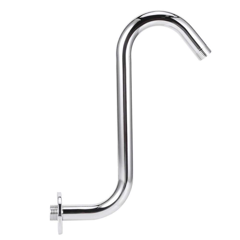 Electroplate Stainless Steel S‑Shaped Gooseneck Shower Arm Bracket Bathroom Accessories 26cm
Electroplate Stainless Steel S‑Shaped Gooseneck Shower Arm Bracket Bathroom Accessories 26cm