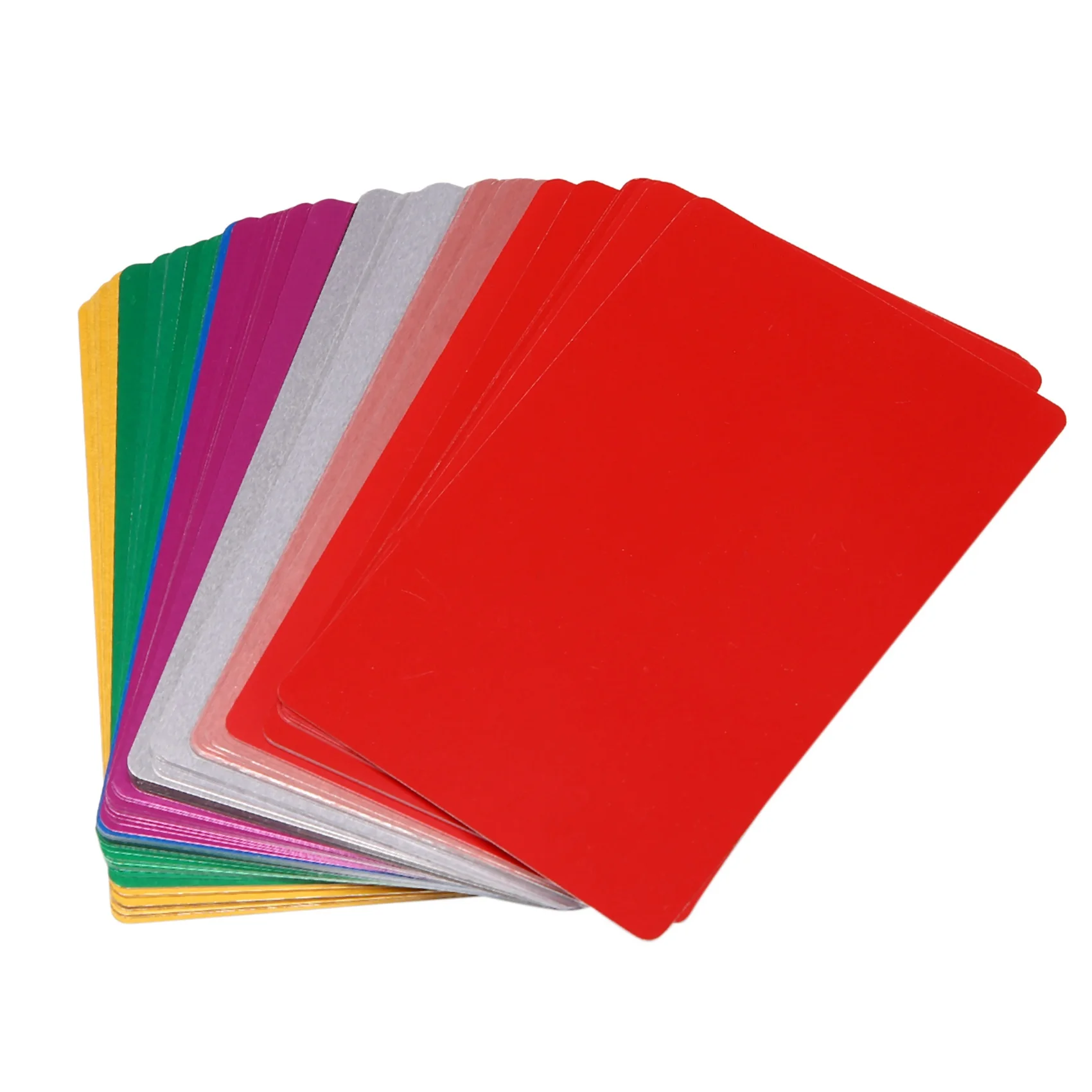 Multicolor Aluminum Business Card Blank Engraved Metal Label Material CNC Engraver for DIY Card (80)
Multicolor Aluminum Business Card Blank Engraved Metal Label Material CNC Engraver for DIY Card (80)